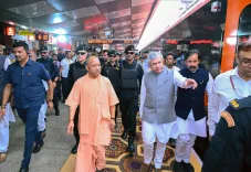 CM Yogi flags off Vande Bharat Sleeper, new Varanasi rail links