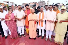 CM Yogi Inaugurates 4-Lane Road in Gorakhpur