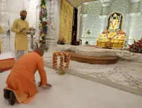 क्या मुख्यमंत्री योगी ने हनुमानगढ़ी और श्रीराम मंदिर में दर्शन-पूजन किया?