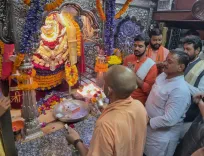 CM Yogi Offers Prayers at Kaal Bhairav and Kashi Vishwanath
