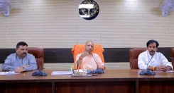 CM Yogi Reviews Prep for IAF Day Air Show at Varanasi's Namo Ghat