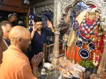 CM Yogi Seeks Blessings at Kaal Bhairav and Kashi Vishwanath
