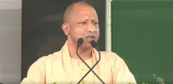Yogi targets SP over JPNIC scam, touts women's free bus travel and UP healthcare gains