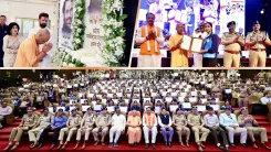 CM Yogi Tells Athletes: Same Grit in Uniform as on the Field