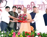 CM Yogi Visits Rajju Bhaiya Sainik Vidya Mandir in Bulandshahr