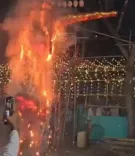 Cockroach effigy burnt with Ravana at Dussehra event in Assam's Nagaon