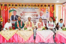 Arunachal HM Mama Natung leads anti-drug pledge drive in Itanagar