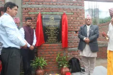 India-funded school building breaks ground in Nepal's Darchula district