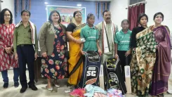 How Did the Cricket Association for the Visually Impaired in Odisha Honor Four Players Selected for the Women’s T20 WC for Blind?
