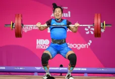 CWG 2026: Nirupama Devi DNF in 63kg as Maude Charron sets Games record