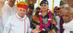 शहीद अग्निवीर समय सिंह को डेढ़ साल बाद मिला सम्मान, नूंह के कुर्थला में केंद्रीय मंत्री ने किया प्रतिमा अनावरण
