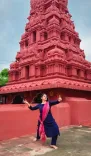Deepika Singh dances at Bhartari Gufa in Ujjain on Sawan Somwar