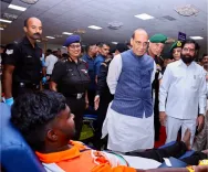 Rajnath Singh hails Op Sindoor, salutes blood donors at Delhi camp