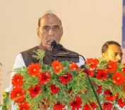 What will Defence Minister Singh discuss with party workers and locals in Lucknow today?