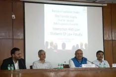How Did Delhi Assembly Speaker Vijender Gupta Engage with DU Law Students?