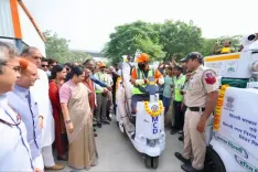 Delhi CM Rekha Gupta launches 500+ MCD vehicles to boost city sanitation
