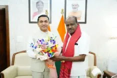 दिल्ली : गोवा के सीएम प्रमोद सावंत ने की कुमारस्वामी से मुलाकात, देश के विकास और प्रगति पर हुई चर्चा