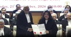 दिल्ली हाईकोर्ट में 7 नए जज शामिल, मुख्य न्यायाधीश उपाध्याय ने दिलाई शपथ; जजों की संख्या 50 हुई