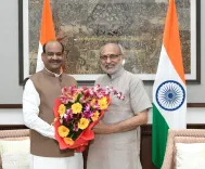 क्या लोकसभा अध्यक्ष ओम बिरला ने उपराष्ट्रपति सीपी राधाकृष्णन से मुलाकात की?