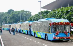क्या दिल्ली में धौला कुआं–धारूहेड़ा के बीच नई इलेक्ट्रिक बस सेवा का शुभारंभ हो रहा है?