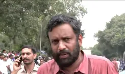 मुख्य चुनाव आयुक्त ज्ञानेश कुमार के इस्तीफे की मांग, कनॉट प्लेस में CPI-M सांसद जॉन ब्रिटास हिरासत में