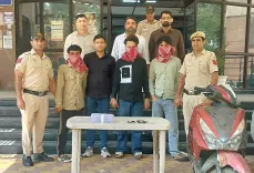 दिल्ली में स्नैचिंग गैंग का खुलासा: तीन आरोपियों की गिरफ्तारी, 6 मोबाइल फोन बरामद