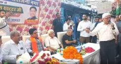 सरोजिनी नगर रिंग रोड मार्केट: एनबीसीसी यूनिट्स में शिफ्टिंग पर व्यापारियों ने कुलजीत सिंह चहल का किया आभार