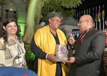 Did Delhi Speaker Vijender Gupta Gift a Book on PM Modi to Barbados Premier?