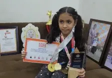 दिल्ली : थर्ड एशिया पैसिफिक चैम्पियनशिप में सात साल की वान्या शर्मा करेंगी भारत का प्रतिनिधित्व 