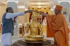Did Dharmendra Pradhan Experience the Beauty of BAPS Hindu Temple in Abu Dhabi?