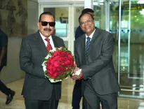 Dr. Jitendra Singh arrives in Chennai for Sri Ramachandra Convocation