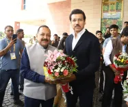 Dr. Jitendra Singh arrives in Jaipur for National e-Governance Conference