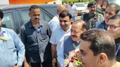 Dr. Jitendra Singh arrives in Kathua for CSIR-IIIM MoU signing
