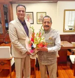 Dr. Jitendra Singh meets new Earth Sciences Secretary on Deep Ocean Mission