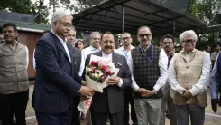 Dr. Jitendra Singh visits NECTAR in Shillong