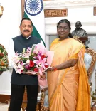 Dr. Jitendra Singh Wishes President Murmu on Birthday