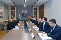 Jaishankar meets Azerbaijan FM Bayramov in Baku, pushes North–South corridor ties