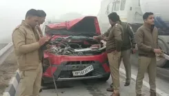 क्या ईस्टर्न पेरीफेरल एक्सप्रेस-वे पर घने कोहरे के पहले दिन हादसा हुआ?