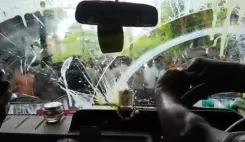 Eggs pelted at CPM's Minakshi Mukherjee car in Cooch Behar's Sitalkuchi