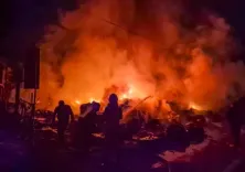 Jaipur Mercedes workshop fire: 8 luxury cars gutted at Balaji Market
