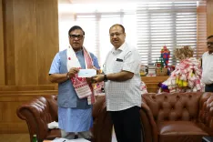 Ex-Minister Basanta Das Contributes to Assam CM Relief Fund
