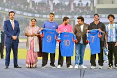 How Did Fans Celebrate Messi's Visit at Arun Jaitley Stadium?