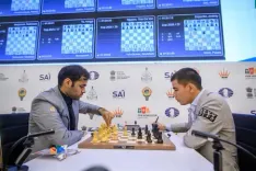 FIDE World Cup: Arjun Erigaisi, Harikrishna register emphatic wins; Gukesh, Pragg draw with black in first game of Round 3