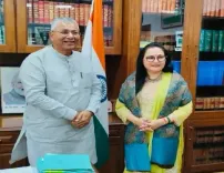 फिल्म अभिनेत्री जया प्रदा ने की भाजपा सांसद पीपी चौधरी से मुलाकात, शेयर की फोटोज