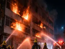 What Happened in the LIC Office Fire Near Madurai Railway Junction?