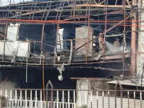 Kolkata showroom fire guts 22 cars in Bankra; no casualties