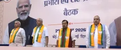 BJP state in-charges meet under Nitin Nabin to plan UP, Punjab poll strategy