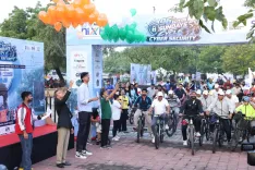 Fit India's 96th Sundays on Cycle champions fitness and digital safety in New Delhi