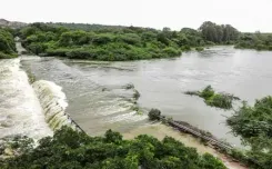 What is the flood warning for Hyderabad's twin reservoirs?