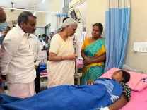 Did FM Nirmala Sitharaman Meet Survivors of the Karur Stampede?